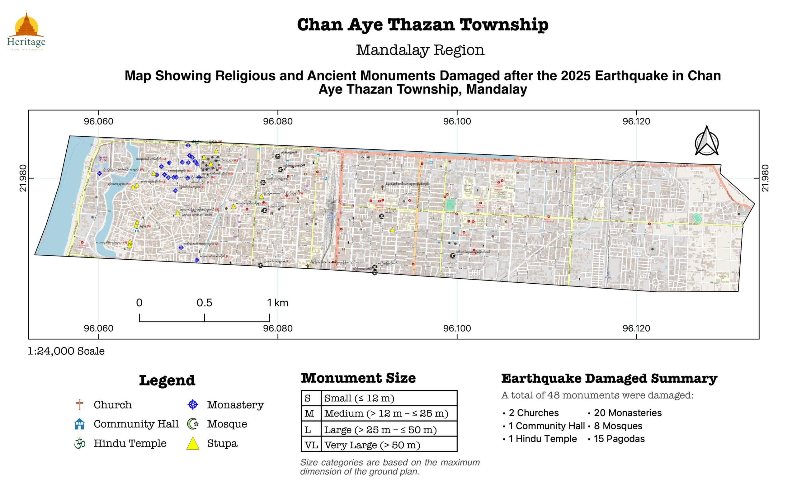 chan aye thazan damage map