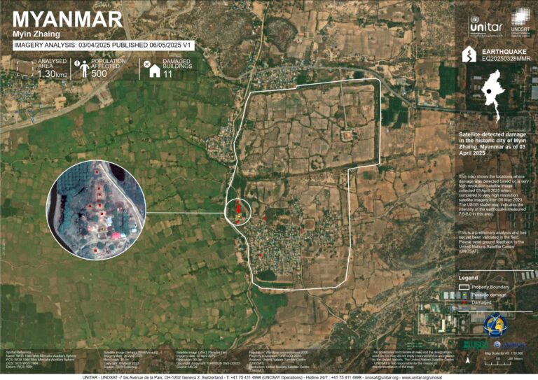 Earthquake Damage in Myinsaing: Help Document Heritage Loss